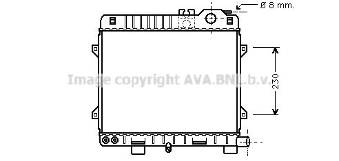 AVA QUALITY COOLING Радиатор, охлаждение двигателя BW2075